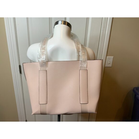 Michael Kors Blush Pink Leather Double Handle Tote Bag Purse New! - Picture 6 of 10